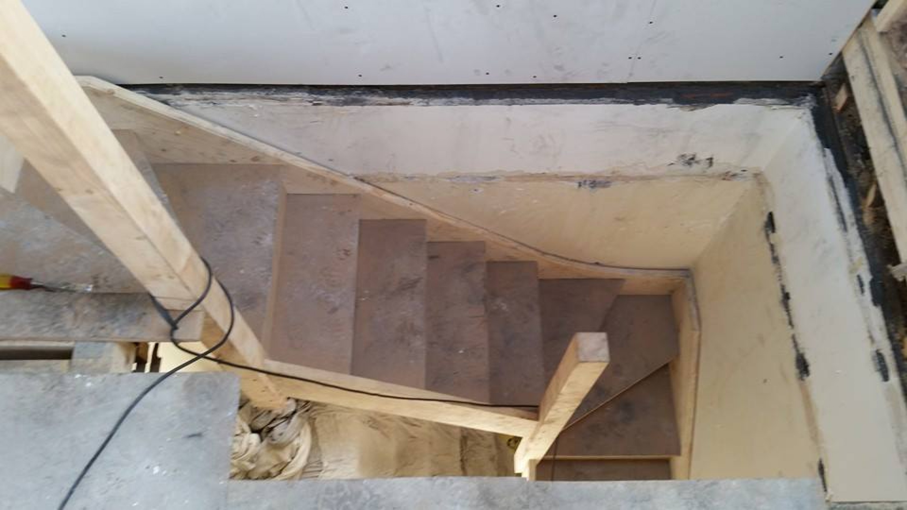 New stairs in place